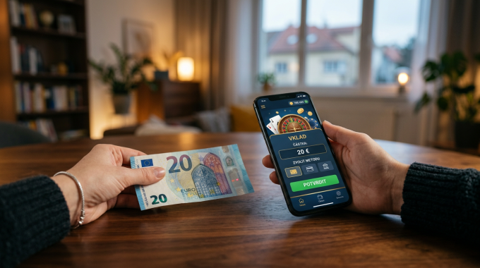 Vstup do světa online kasin s vkladem 20 euro přes chytrý telefon