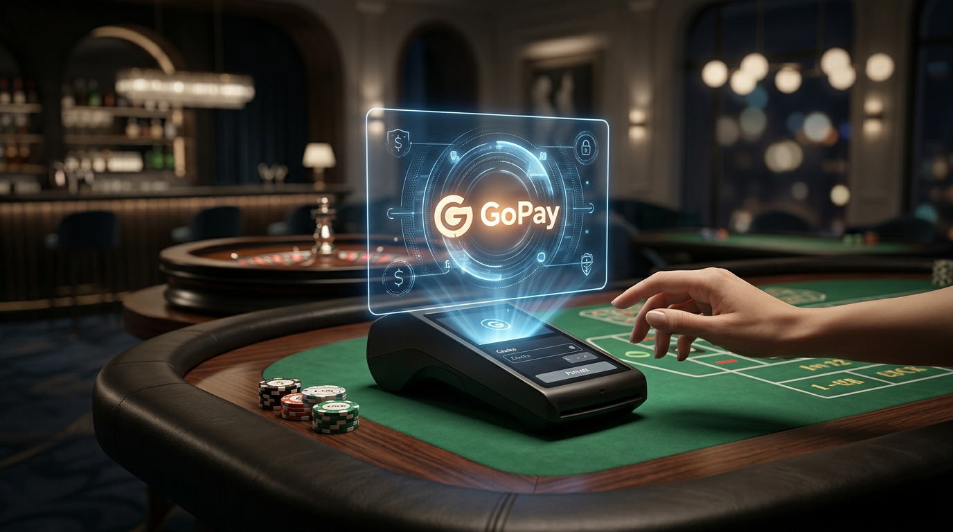 Luxusní online casino s platebním logem GoPay